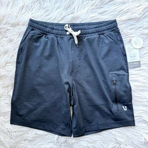 NWT Vuori Sunday Performance Shorts Small Heather Ink Navy Gym Athleisure